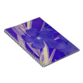 Carnet à fleurs bleues (Côté Droit)