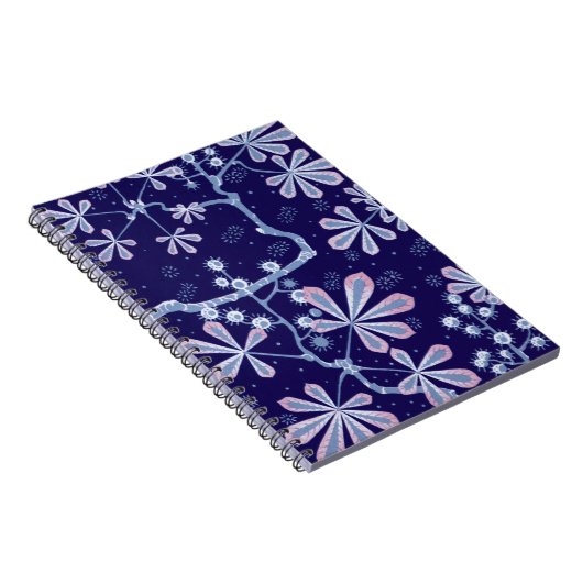 Carnet à fleurs Damask Frost (Côté Droit)