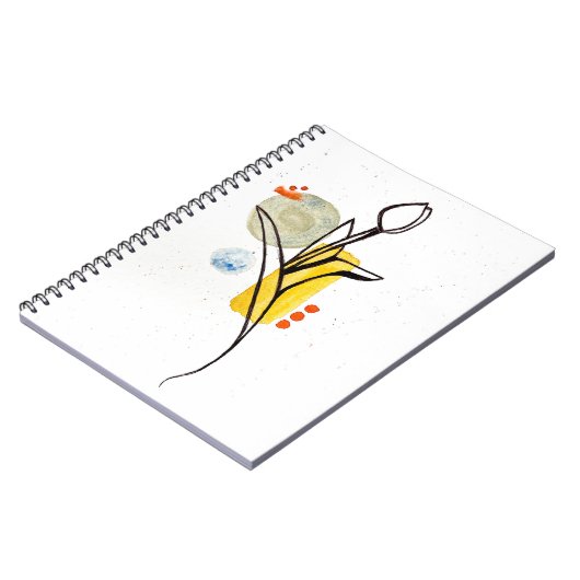 Carnet à fleurs d'eau (Côté gauche)