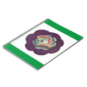 Carnet à fleurs déco (Côté gauche)