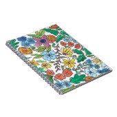 Carnet à fleurs florales (Côté Droit)