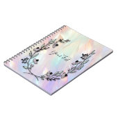 Carnet à fleurs minimal (Côté gauche)