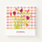 Carnet à fleurs personnalisé (Dos)