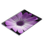 Carnet à fleurs pourpre (Côté gauche)