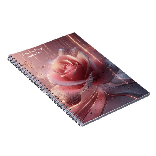 Carnet à fleurs roses (Côté Droit)