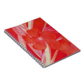 Carnet à fleurs rouges (Côté Droit)