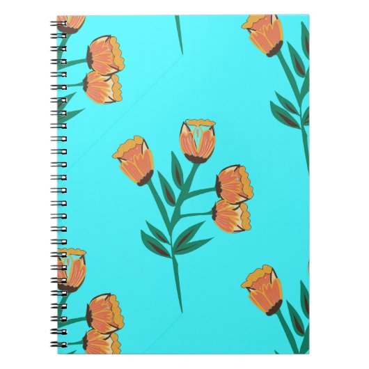 Carnet à fleurs simple pour tout le monde (Devant)