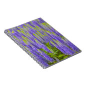 Carnet à fleurs violettes (Côté Droit)