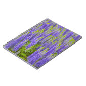 Carnet à fleurs violettes (Côté gauche)