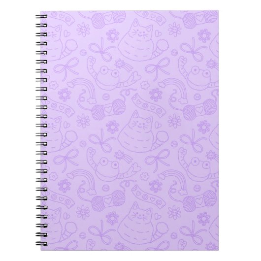 Carnet "A Friend for Everyone" Pattern Notebook Lavender (Devant)