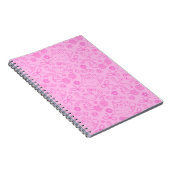 Carnet "A Friend for Everyone" Pattern Notebook Pink (Côté Droit)