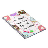 Carnet à l'esthétique thématique donut (Côté Droit)