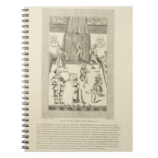 Carnet À l'intérieur de la maison de théâtre de Red Bull, (Devant)