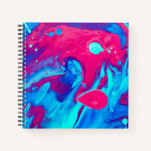 Carnet À l'intérieur d'une lampe de lave