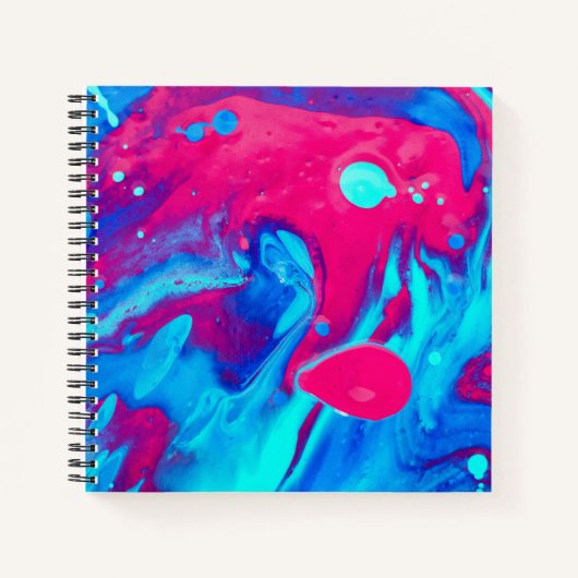 Carnet À l'intérieur d'une lampe de lave (Devant)