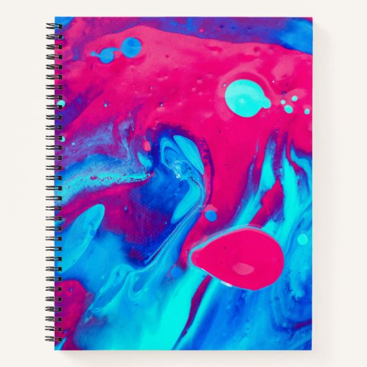 Carnet À l'intérieur d'une lampe de lave (Devant)