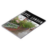 Carnet A London Street et pluie l'Angleterre (Côté gauche)