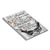 Carnet À Ma Lettre De Mari, Citations D'Amour Cadeau (Côté Droit)