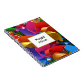 Carnet à molette coloré personnalisé (Côté Droit)