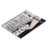 Carnet À mon cadeau de mari | Jolie lettre au mari | (Côté gauche)