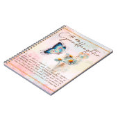 Carnet À Mon Cadeau Petite-Fille, Beau Cadeau Papillon (Côté gauche)