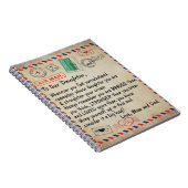 Carnet À Mon Don Fille, Lettre D'Amour À Notre Fille (Côté Droit)