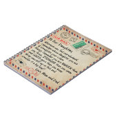 Carnet À Mon Don Fille, Lettre D'Amour À Notre Fille (Côté gauche)