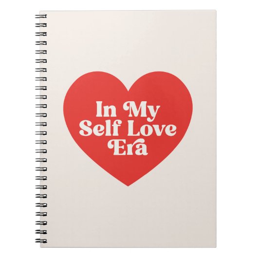 Carnet À mon ère d'amour de soi (Devant)