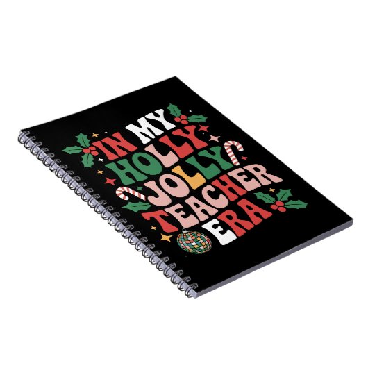 Carnet À mon ère de professeur de Noël holly joyeux Prof (Côté Droit)