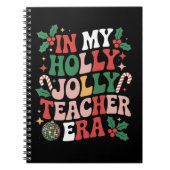 Carnet À mon ère de professeur de Noël holly joyeux Prof (Devant)