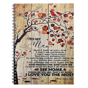 Carnet À Mon Mari Design, À Mon Mari Cadeau