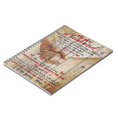 Carnet À mon mari présent | Nouveau Décor | (Côté gauche)