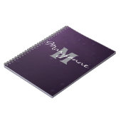 Carnet à monogramme glamour (Côté gauche)