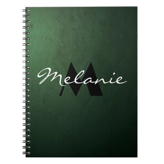Carnet à monogramme glamour pour elle (Devant)