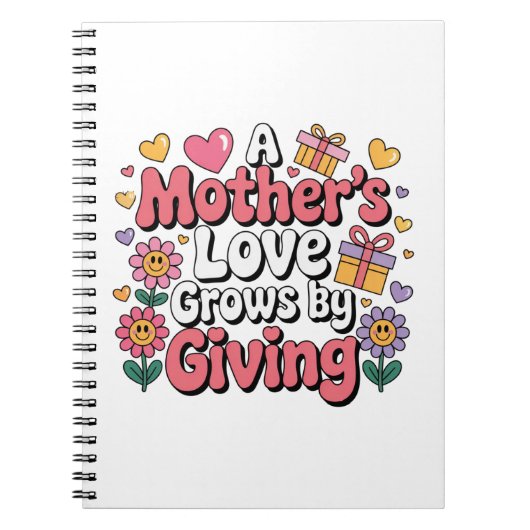 Carnet A Mother’s Love Grows By Giving (Devant)