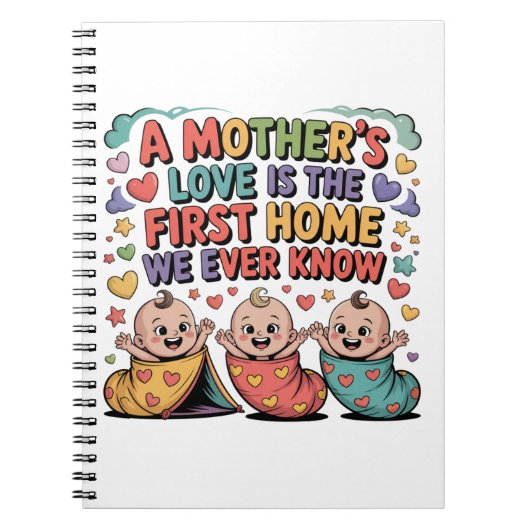 Carnet A Mother's Love Is The First Home We Ever Know (Devant)