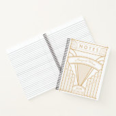 Carnet à motif Art Déco classique (Intérieur)