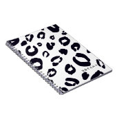 Carnet à motif léopard guépard noir (TOUTE COULEUR (Côté Droit)