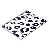 Carnet à motif léopard guépard noir (TOUTE COULEUR (Côté gauche)