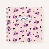 Carnet à motifs floraux (Devant)