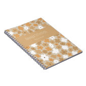 Carnet à motifs floraux rétro (Côté Droit)
