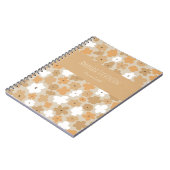 Carnet à motifs floraux rétro (Côté gauche)