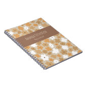 Carnet à motifs floraux rétro (Côté Droit)