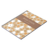 Carnet à motifs floraux rétro (Côté gauche)
