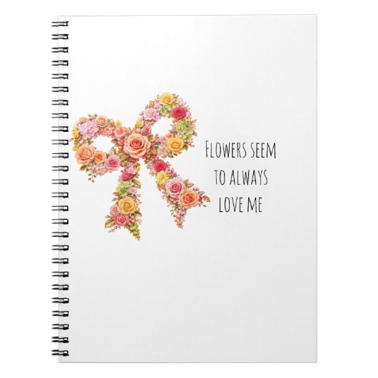 Carnet à nœud floral | Journal botanique (Devant)