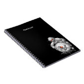 Carnet A notebook for Halloween. A great gift. (Côté Droit)
