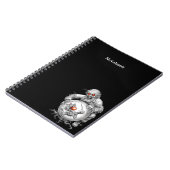 Carnet A notebook for Halloween. A great gift. (Côté gauche)