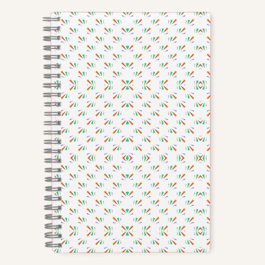 Carnet A notebook with a spiral binding features a white  (Recto)