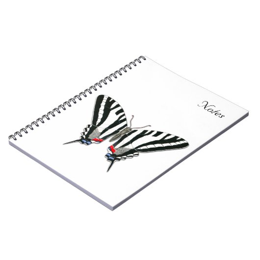Carnet à papillon Zebra Swallowtail (Côté gauche)