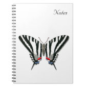 Carnet à papillon Zebra Swallowtail (Devant)